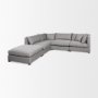 69775 - Valence 38.6L x 26.0W x 17.7H Castlerock Gray 2/3 Ottoman Sectional Piece