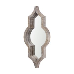 Tamanar 15.0 x 3.0 x 34.1 Light Brown Wood Frame Wall Mirror