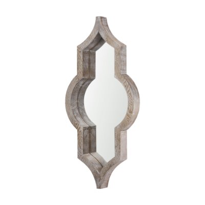 69458 - Tamanar 15.0 x 3.0 x 34.1 Light Brown Wood Frame Wall Mirror