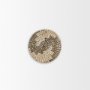 69600 - Luna 12.0L x 12.0W x 2.0H Light Brown Seagrass Round Wall Hanging Plate 