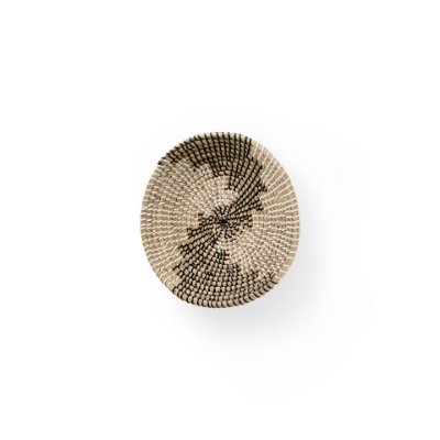 69600 - Luna 12.0L x 12.0W x 2.0H Light Brown Seagrass Round Wall Hanging Plate 