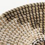 69600 - Luna 12.0L x 12.0W x 2.0H Light Brown Seagrass Round Wall Hanging Plate 