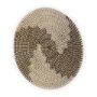 69601 - Luna 18.0L x 18.0W x 3.0H Large Light Brown Seagrass Round Wall Hanging Plate 