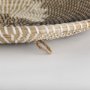 69601 - Luna 18.0L x 18.0W x 3.0H Large Light Brown Seagrass Round Wall Hanging Plate 