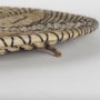 69604 - Mekhi 24.0L x 24.0W x 3.5 Light Brown Seagrass W/Black String Round Wall Hanging Plate 