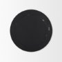 67047 - Sprocket 26" Round Brown Wood Frame Mirror