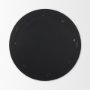 67048 - Sprocket Mirror 35" Round Natural Brown Wood Frame Mirror