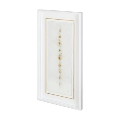 12429 - Dots I-Gold by Studio M a handmade Original Framed Artwork under Glass