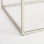 69102 - Morris I 63L x 15W x 31H Brown Wood w/ Silver Metal Frame 2 Drawer Console Table