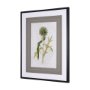 13969 - Soft Blue Botanoicals VI by Mercana Studio Hand Embellished Framed Art Print Matted under Glass