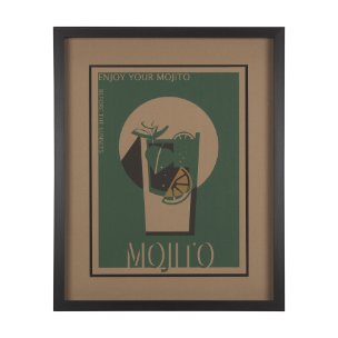 Mojito by Simeng a Framed Art Print Matted under Glass