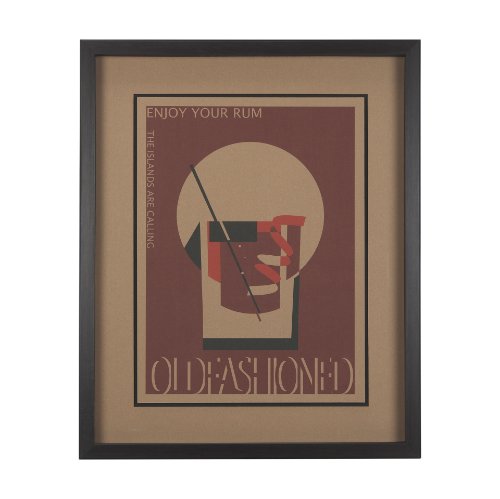 14190 - Rum by Simeng a Framed Art Print Matted under Glass