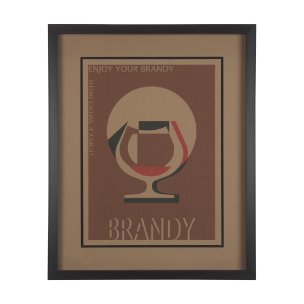 Brandy by Simeng a Framed Art Print Matted under Glass