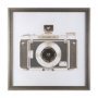14197 - Retro Camera I by Mercana Studio a Hand Embellished Textured Framed Photo Art Print Matted under Gla