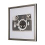 14198 - Retro Camera II by Mercana Studio a Hand Embellished Textured Framed Photo Art Print Matted under Gl