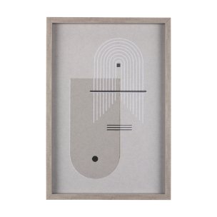 Balance I by Mercana Studio a Hand Embellished Textured Framed Art Print Matted under Glass