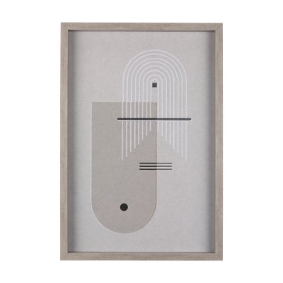 14200 - Balance I by Mercana Studio a Hand Embellished Textured Framed Art Print Matted under Glass