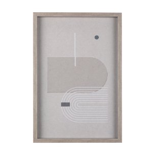 Balance III by Mercana Studio a Hand Embellished Textured Framed Art Print Matted under Glass