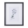 14206 - Leaf Shadow I by Mercana Studio a Hand Embellished Textured Framed Art Print Matted under Glass