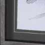 14209 - Robin BW I by Mercana Studio a Hand Embellished Textured Framed Art Print Matted under Glass
