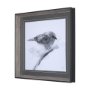 14211 - Eastern Blue BW III by Mercana Studio Hand Embellished Textured Framed Art Print Matted under Glass