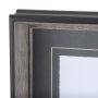14211 - Eastern Blue BW III by Mercana Studio Hand Embellished Textured Framed Art Print Matted under Glass