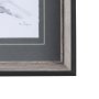 14212 - Eastern Blue BW IV by Mercana Studio a Hand Embellished Textured Framed Art Print Matted under Glass