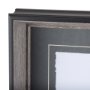 14212 - Eastern Blue BW IV by Mercana Studio a Hand Embellished Textured Framed Art Print Matted under Glass