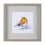 14218 - Robin IV by Mercana Studio a Hand Embellished Textured Framed Art Print Matted under Glass