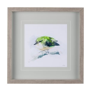 Rifleman I by Mercana Studio a Hand Embellished Textured Framed Art Print Matted under Glass