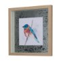 14228 - Eastern Blue I by Mercana Studio a Hand Embellished Textured Framed Art Print Matted under Glass