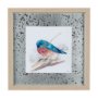 14230 - Eastern Blue III by Mercana Studio a Hand Embellished Textured Framed Art Print Matted under Glass