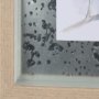 14233 - Eastern Blue VI by Mercana Studio a Hand Embellished Textured Framed Art Print Matted under Glass
