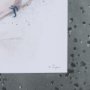 14233 - Eastern Blue VI by Mercana Studio a Hand Embellished Textured Framed Art Print Matted under Glass