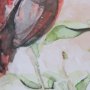 14237 - Cardinal IV by Mercana Studio a Hand Embellished Textured Framed Art Print Matted under Glass