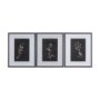 14263 - Night Leaves III by Mercana Studio a Hand Embellished Textured Framed Art Print Matted under Glass