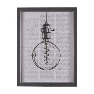 Vintage Page II by Mercana Studio a Hand Embellished Textured Framed Art Print