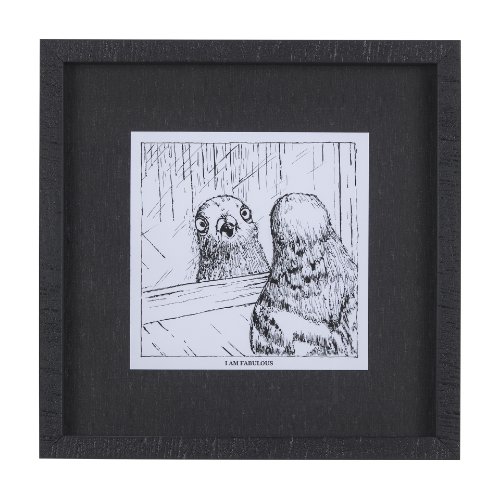 14277 - Animal Talk I by Mercana Studio a Framed Art Print Matted under Glass