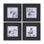 14277 - Animal Talk I by Mercana Studio a Framed Art Print Matted under Glass