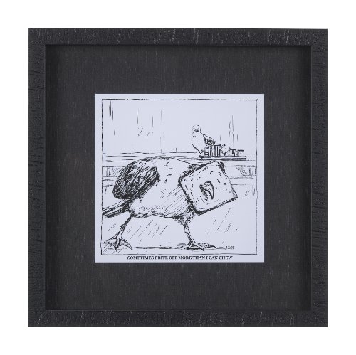 14278 - Animal Talk II by Mercana Studio a Framed Art Print Matted under Glass