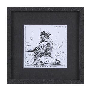 Animal Talk III by Mercana Studio a Framed Art Print Matted under Glass