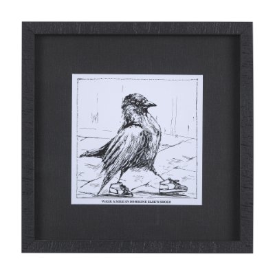 14279 - Animal Talk III by Mercana Studio a Framed Art Print Matted under Glass