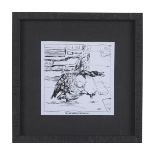 Animal Talk IV by Mercana Studio a Framed Art Print Matted under Glass