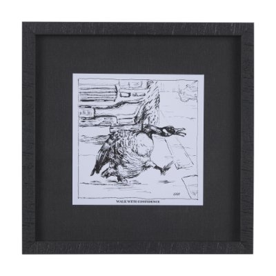 14280 - Animal Talk IV by Mercana Studio a Framed Art Print Matted under Glass