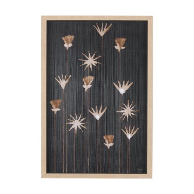14249 - Spark II by Mercana Studio a Hand Embellished Textured Framed Art Print Matted under Glass