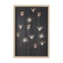 14249 - Spark II by Mercana Studio a Hand Embellished Textured Framed Art Print Matted under Glass