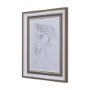 14304 - Arabian  II by Mercana Studio a Hand Embellished Textured Framed Art Print Matted under Glass