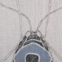 14309 - Moth Blue II by Mercana Studio a Hand Embellished Textured Framed Art Print