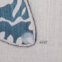 14310 - Moth Blue III by Mercana Studio a Hand Embellished Textured Framed Art Print