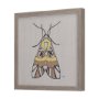 14312 - Moth II by Mercana Studio a Hand Embellished Textured Framed Art Print